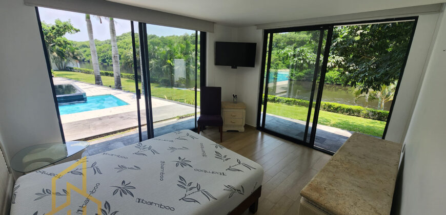 Lujoso Departamento En Planta Baja Con Amplia Terraza  Residencial Maroma