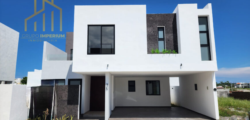 VENTA DE HERMOSA CASA EN EL FRACC LOMAS RESIDENCIAL RIVRA VERACRUZANA